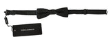 Gray Patterned Mens Necktie Papillon 100% Silk Bow Tie