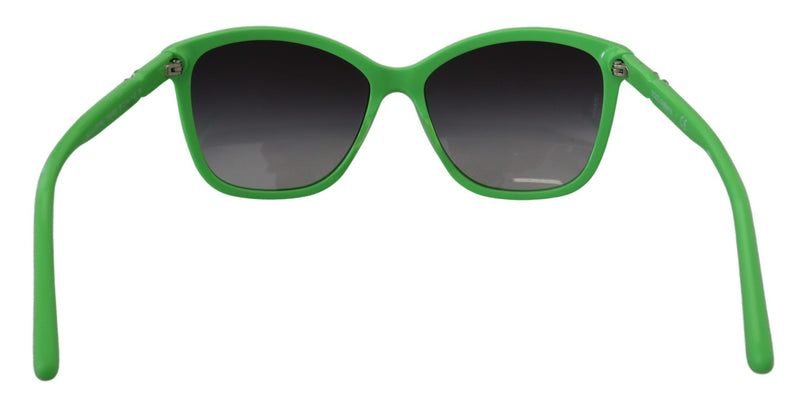 Gafas de sol redondas de acetato verde elegante