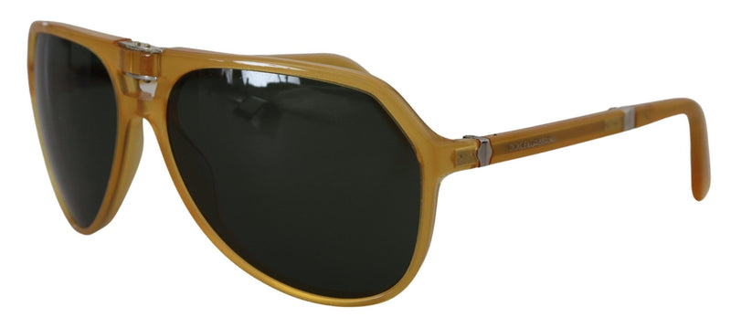 Schicke gelbe Aviator -Acetat -Sonnenbrille