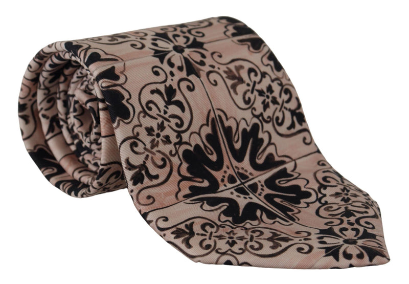 Stunning Silk Gentleman's Tie in Rich Brown