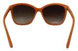 Chic Orange Runde Sonnenbrille für Frauen