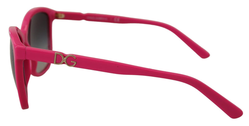 Elegante rosa runde Sonnenbrille für Frauen