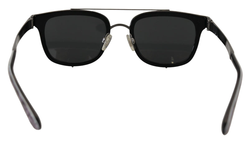 Schicke lila Linsenmetallrahmen Sonnenbrille