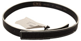 Black White Leather Fashion Waist  Belt