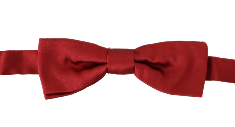 Elegante corbata de seda rojo de seda