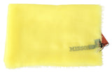 Yellow Cashmere Mesh Unisex Scarf
