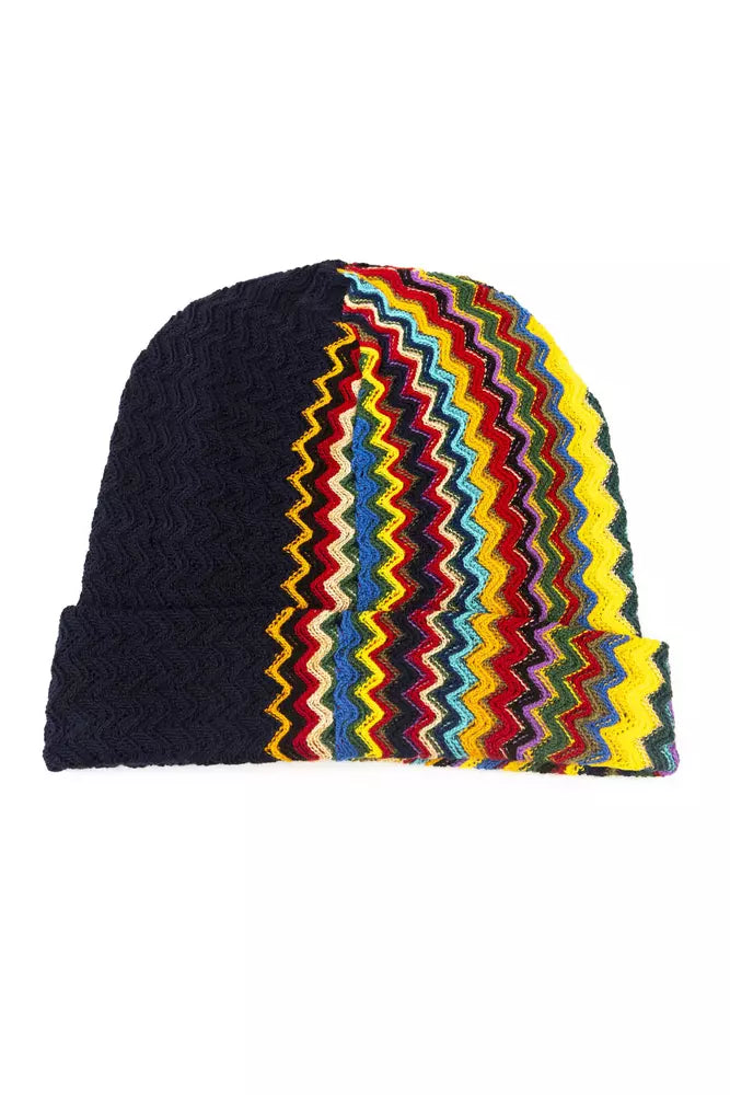 Geometric Fantasy Wool Blend Hat