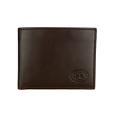 Elegant Dark Brown Leather Wallet for Men