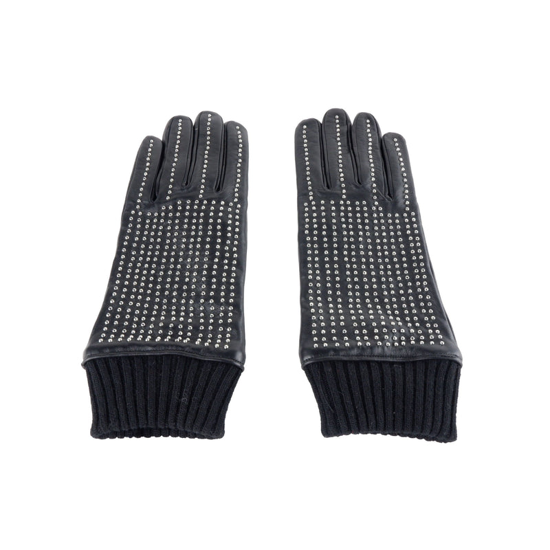 Elegant Black Leather Gloves for Men